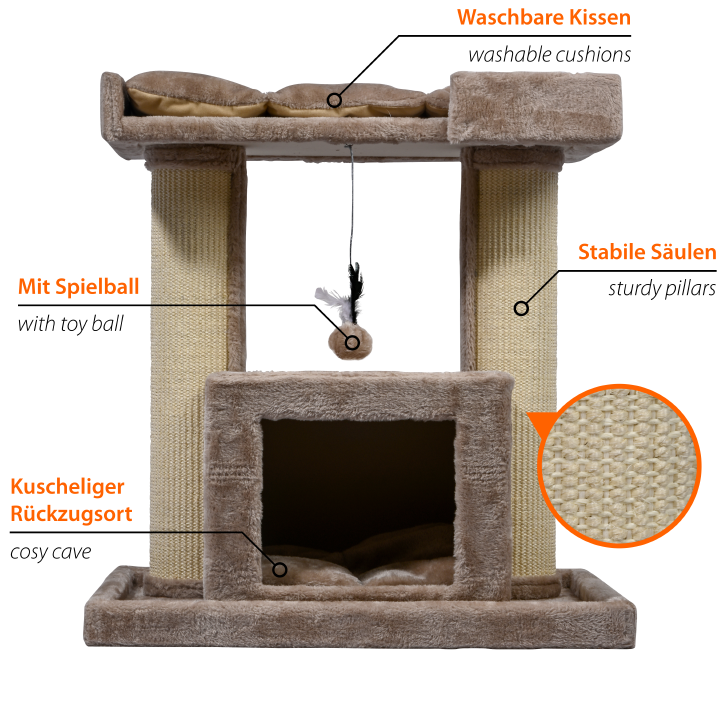 dobar Premium Kratzbaum Softy